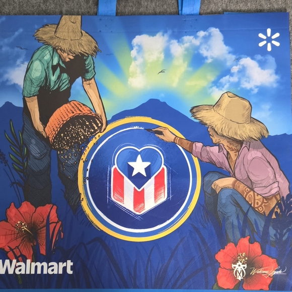 Colorful Artistic Reusable Tote Bag - Picture 3 of 10